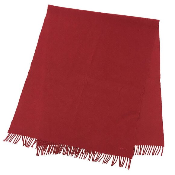 HERMES Red Scarf - Picture 1 of 3